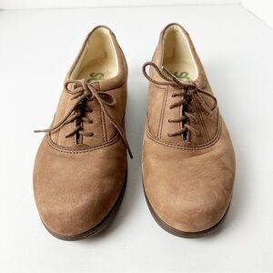 SAS Tripad Whisper Oxford Suede Shoes Size 7N
